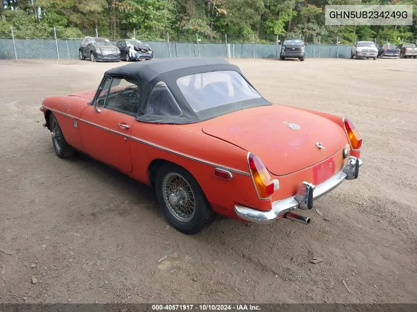 1971 Mg Mgb VIN: GHN5UB234249G Lot: 40571917