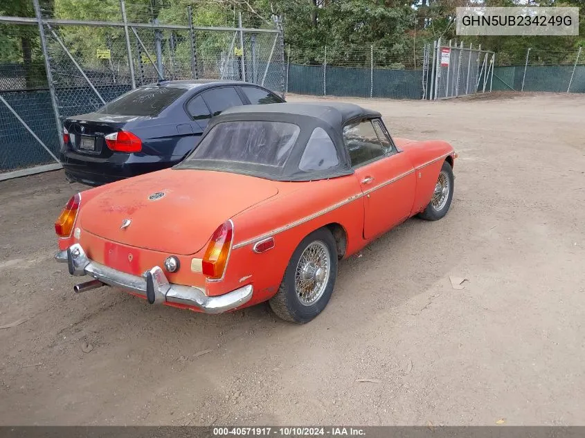 1971 Mg Mgb VIN: GHN5UB234249G Lot: 40571917