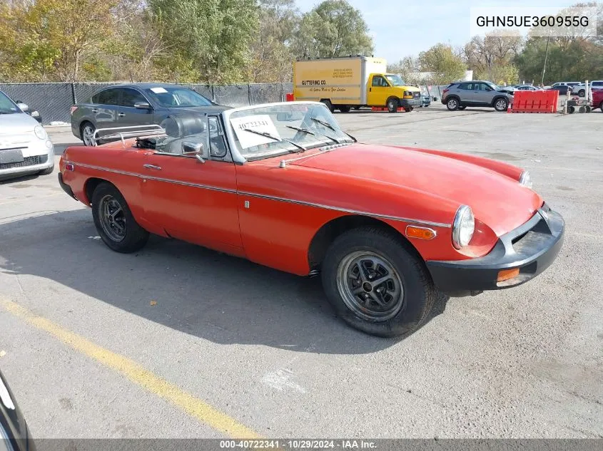 1974 Mg Mgb VIN: GHN5UE360955G Lot: 40722341