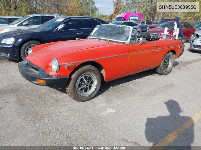 1974 Mg Mgb VIN: GHN5UE360955G Lot: 40722341