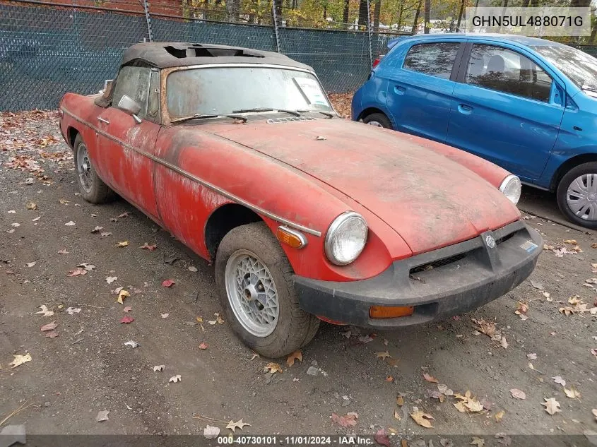 1979 Mg Mgb VIN: GHN5UL488071G Lot: 40730101