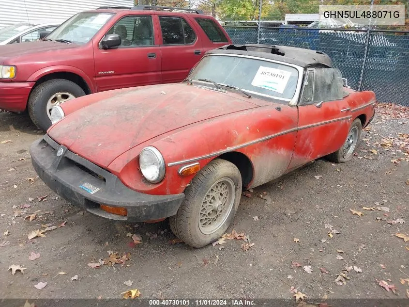 1979 Mg Mgb VIN: GHN5UL488071G Lot: 40730101