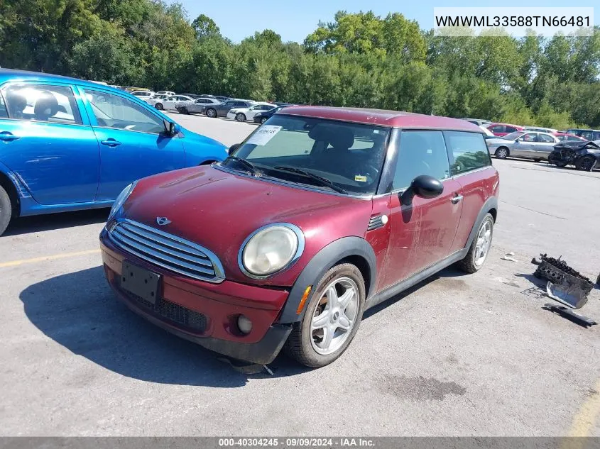 WMWML33588TN66481 2008 Mini Cooper Clubman