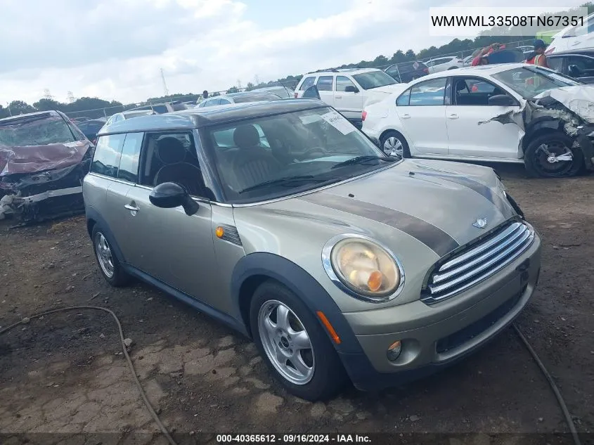 WMWML33508TN67351 2008 Mini Cooper Clubman