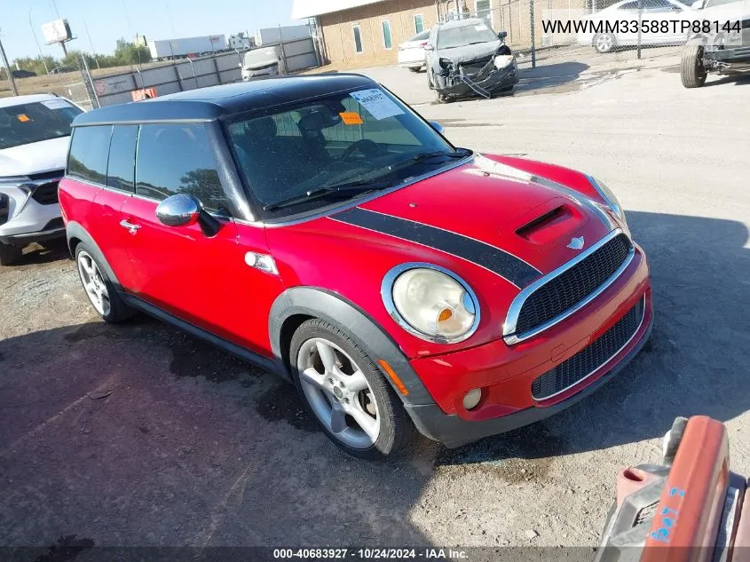 2008 Mini Cooper S Clubman VIN: WMWMM33588TP88144 Lot: 40683927