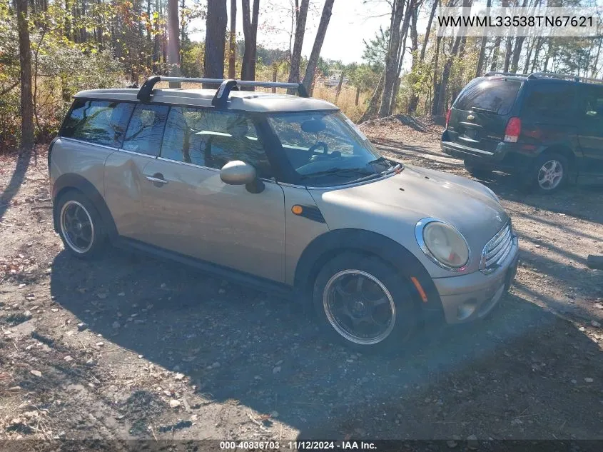 2008 Mini Cooper Clubman VIN: WMWML33538TN67621 Lot: 40836703