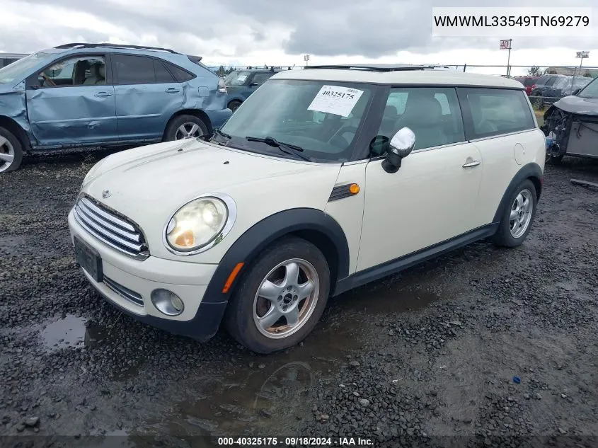 WMWML33549TN69279 2009 Mini Cooper Clubman Clubman