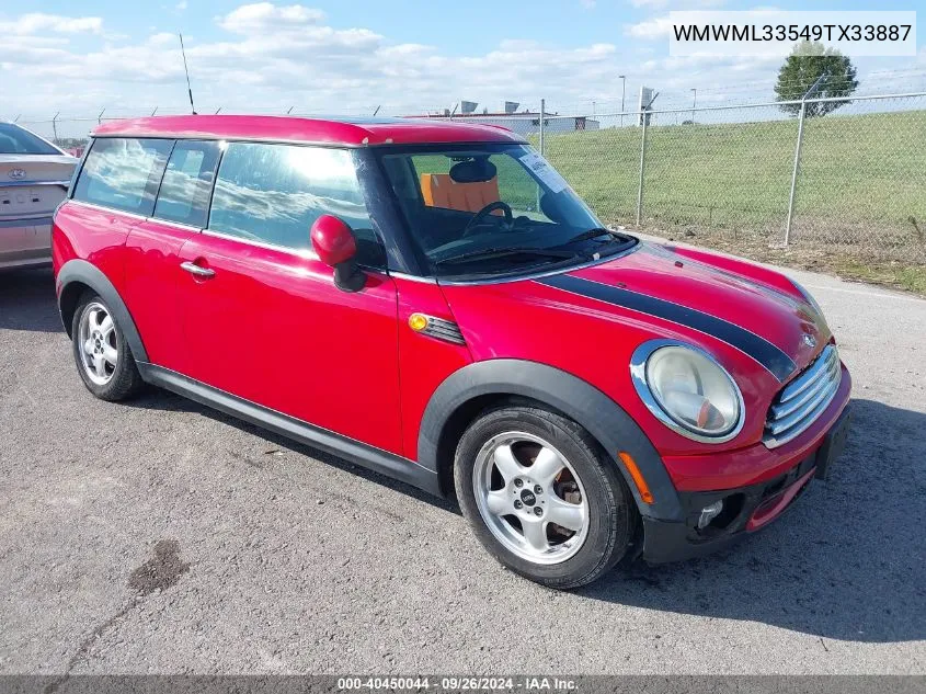 WMWML33549TX33887 2009 Mini Cooper Clubman