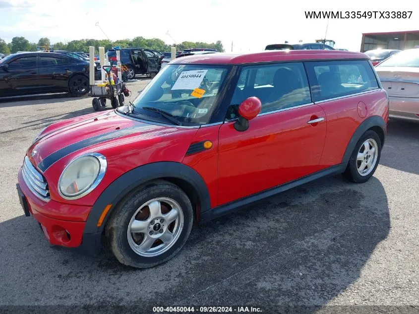 WMWML33549TX33887 2009 Mini Cooper Clubman