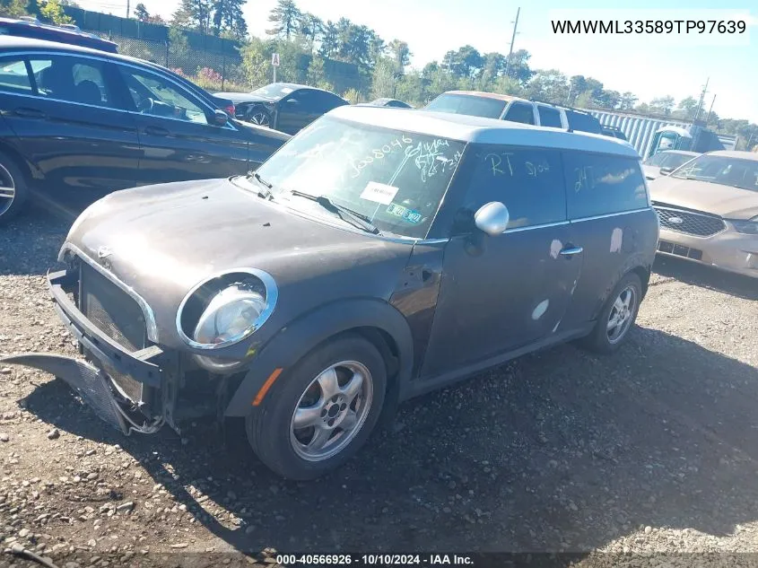 2009 Mini Cooper Clubman VIN: WMWML33589TP97639 Lot: 40566926