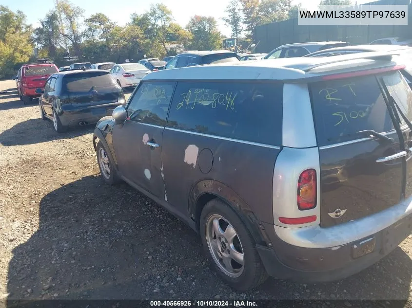 2009 Mini Cooper Clubman VIN: WMWML33589TP97639 Lot: 40566926