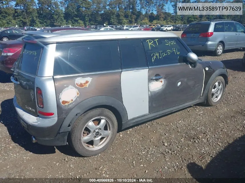 2009 Mini Cooper Clubman VIN: WMWML33589TP97639 Lot: 40566926