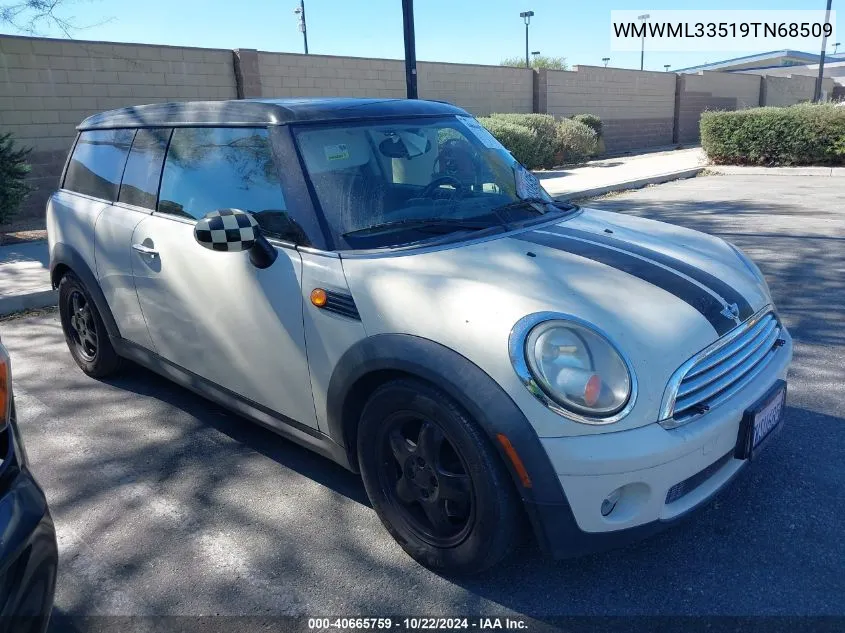 2009 Mini Cooper Clubman VIN: WMWML33519TN68509 Lot: 40665759