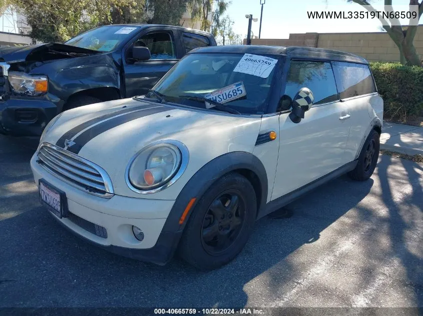 2009 Mini Cooper Clubman VIN: WMWML33519TN68509 Lot: 40665759