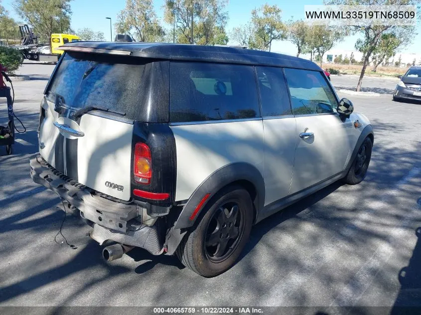 2009 Mini Cooper Clubman VIN: WMWML33519TN68509 Lot: 40665759