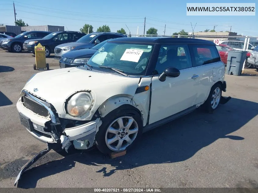 WMWML3C55ATX38052 2010 Mini Cooper Clubman