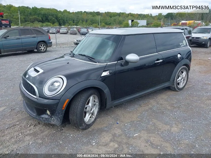 WMWMM3C53ATP94536 2010 Mini Cooper S Clubman