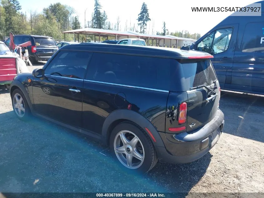 2010 Mini Cooper Clubman VIN: WMWML3C54ATX37927 Lot: 40367899