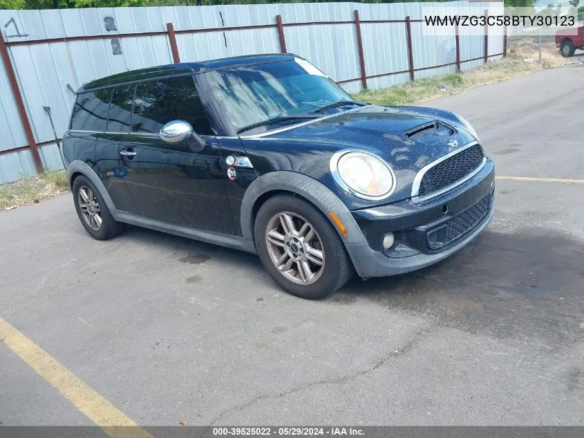 WMWZG3C58BTY30123 2011 Mini Cooper S Clubman