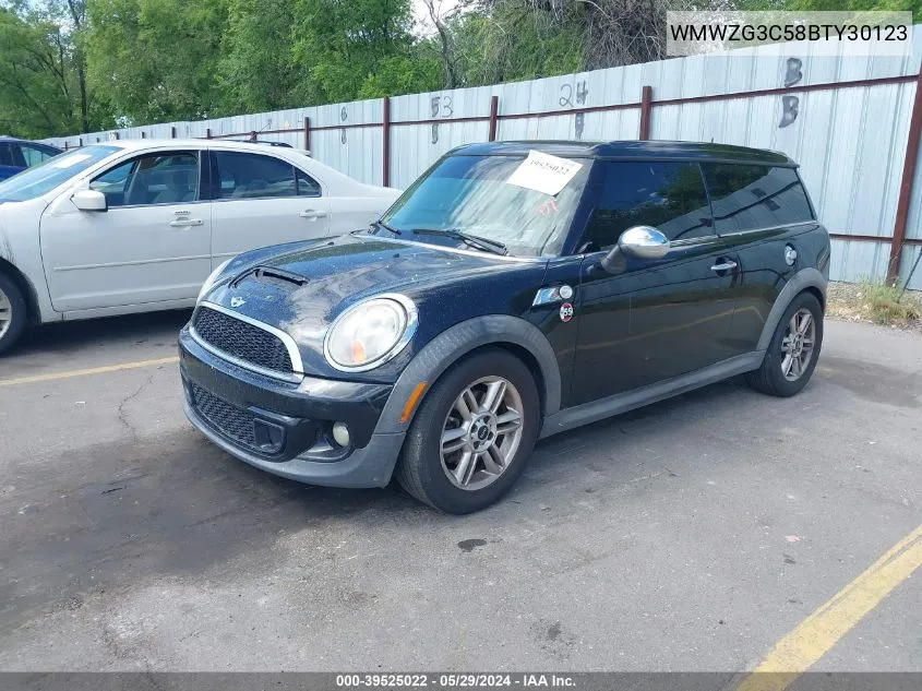 WMWZG3C58BTY30123 2011 Mini Cooper S Clubman