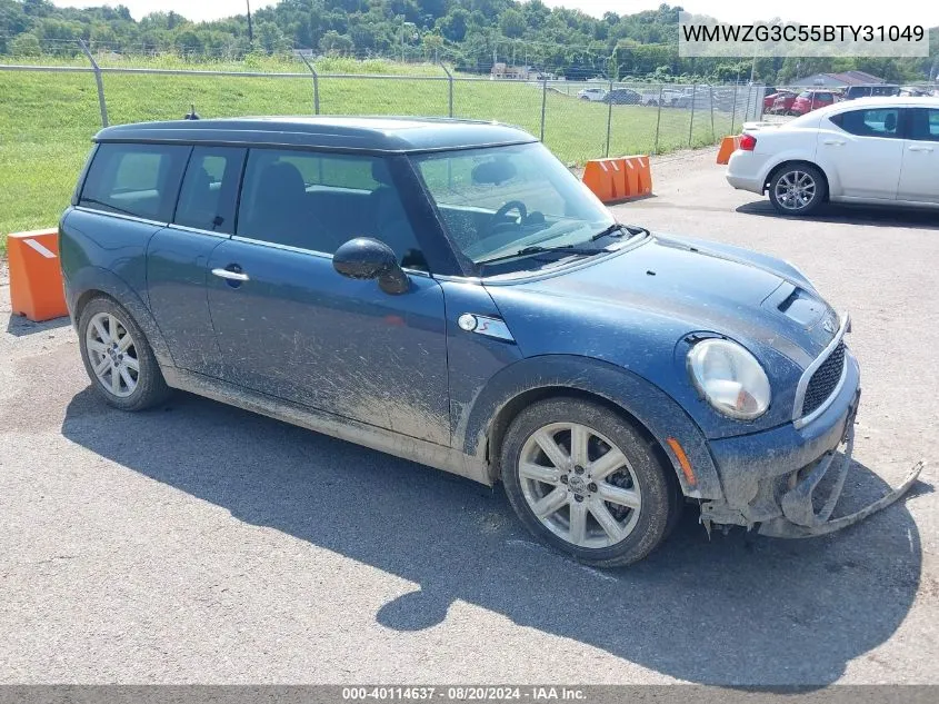 WMWZG3C55BTY31049 2011 Mini Cooper S Clubman S Clubman