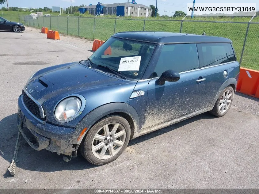 2011 Mini Cooper S Clubman S Clubman VIN: WMWZG3C55BTY31049 Lot: 40114637