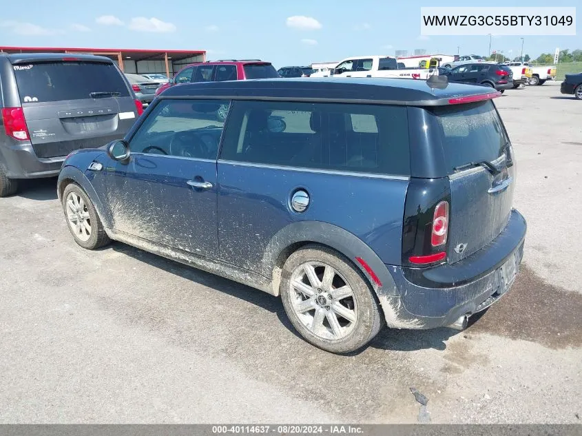 2011 Mini Cooper S Clubman S Clubman VIN: WMWZG3C55BTY31049 Lot: 40114637