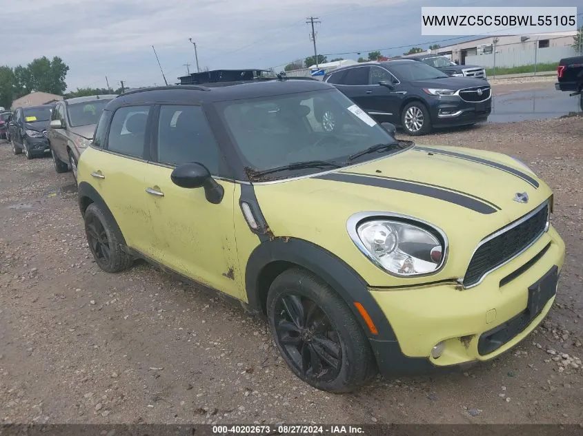 WMWZC5C50BWL55105 2011 Mini Cooper S Countryman