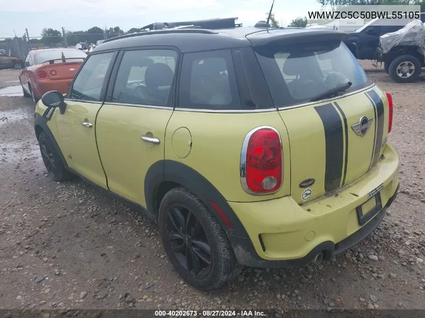 WMWZC5C50BWL55105 2011 Mini Cooper S Countryman