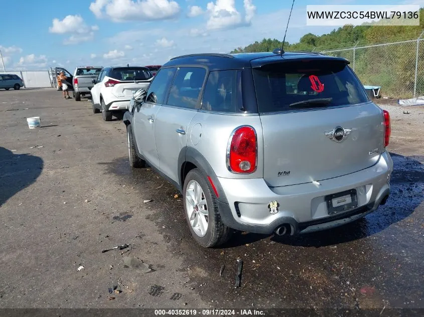 WMWZC3C54BWL79136 2011 Mini Cooper S Countryman