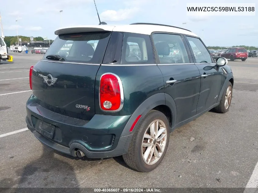 WMWZC5C59BWL53188 2011 Mini Cooper S Countryman