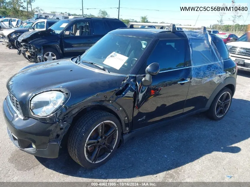 2011 Mini Cooper S Countryman VIN: WMWZC5C56BWM10480 Lot: 40621995