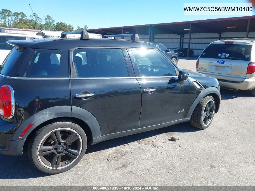 2011 Mini Cooper S Countryman VIN: WMWZC5C56BWM10480 Lot: 40621995