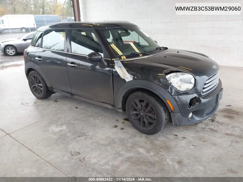 2011 Mini Cooper Countryman VIN: WMWZB3C53BWM29060 Lot: 40862422