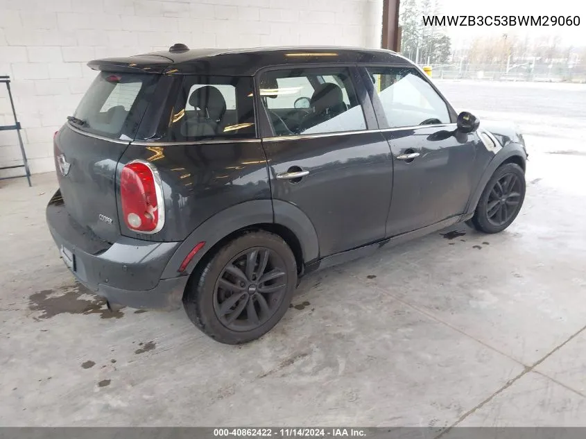 2011 Mini Cooper Countryman VIN: WMWZB3C53BWM29060 Lot: 40862422