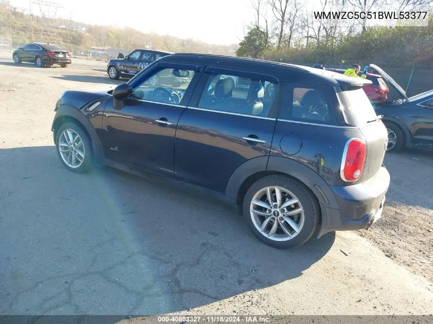 WMWZC5C51BWL53377 2011 Mini Cooper S Countryman