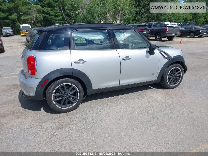 WMWZC5C54CWL64326 2012 Mini Cooper S Countryman