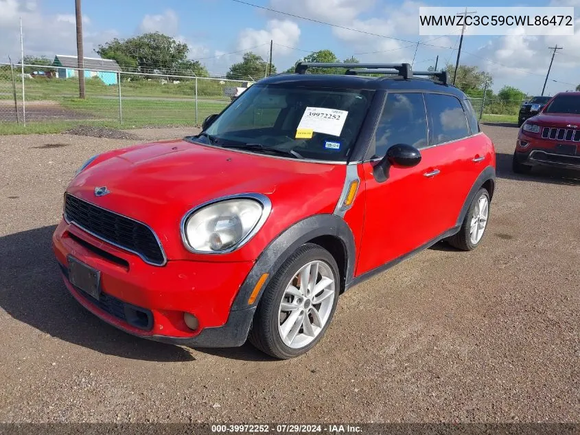 WMWZC3C59CWL86472 2012 Mini Cooper S Countryman