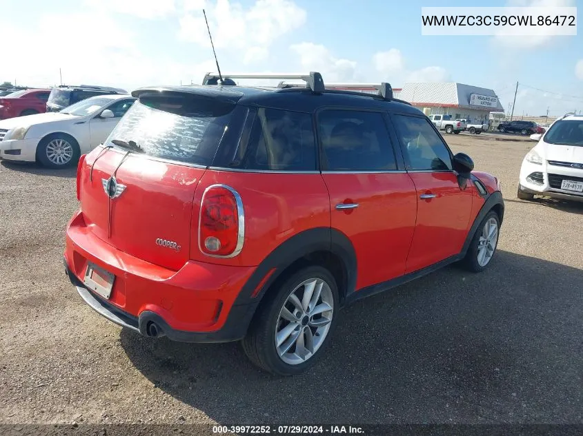 WMWZC3C59CWL86472 2012 Mini Cooper S Countryman