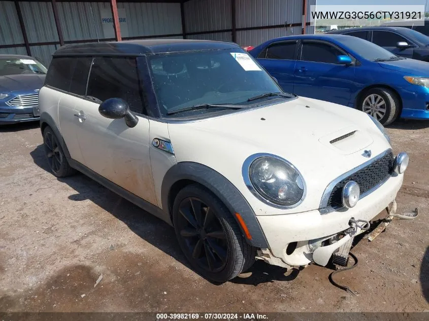 WMWZG3C56CTY31921 2012 Mini Cooper S Clubman