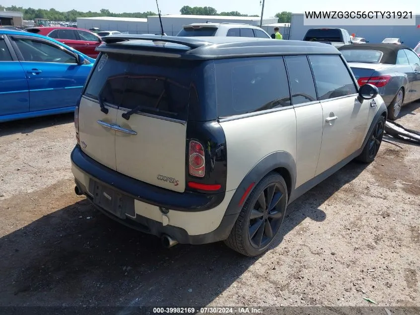 WMWZG3C56CTY31921 2012 Mini Cooper S Clubman