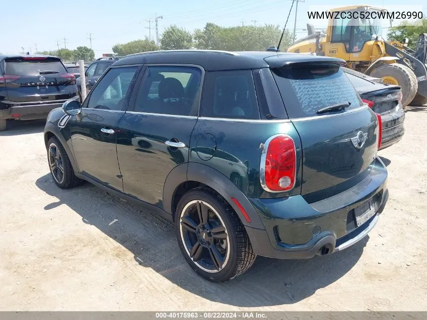 WMWZC3C52CWM26990 2012 Mini Cooper S Countryman