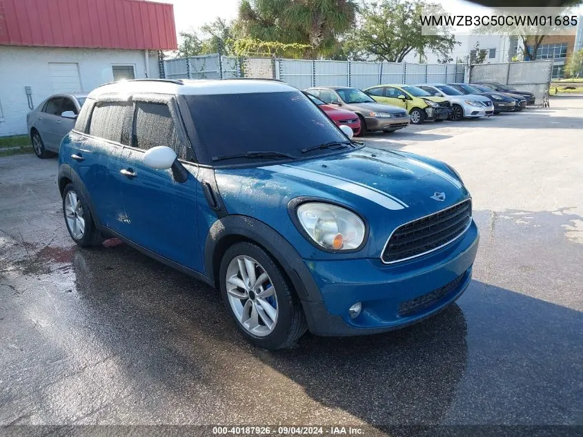 WMWZB3C50CWM01685 2012 Mini Cooper Countryman