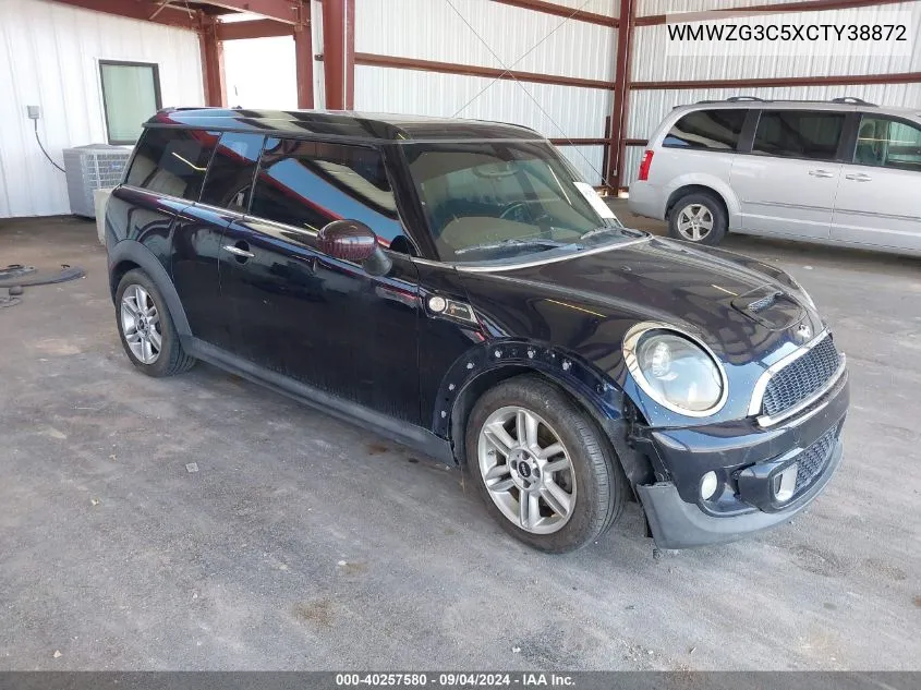 WMWZG3C5XCTY38872 2012 Mini Cooper S Clubman