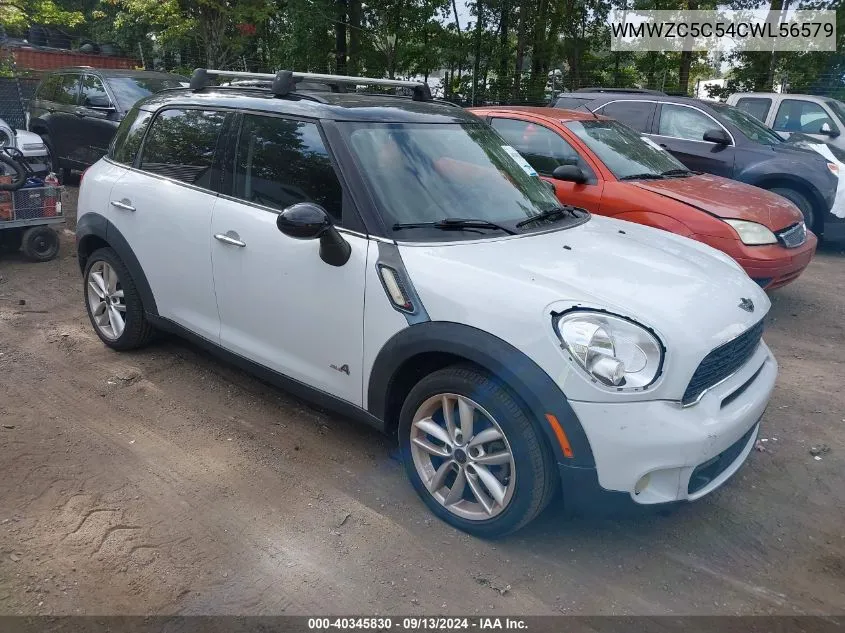 2012 Mini Cooper S Countryman S Countryman VIN: WMWZC5C54CWL56579 Lot: 40345830