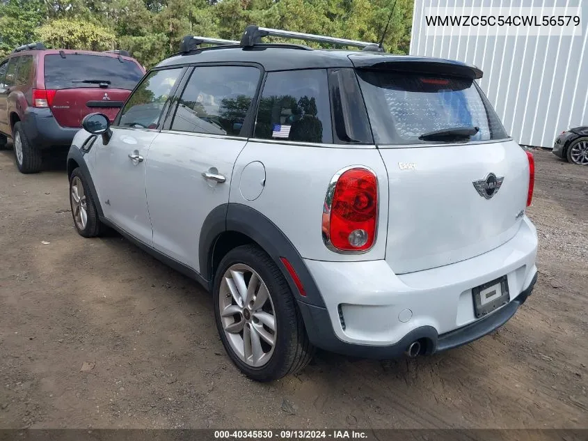 WMWZC5C54CWL56579 2012 Mini Cooper S Countryman S Countryman