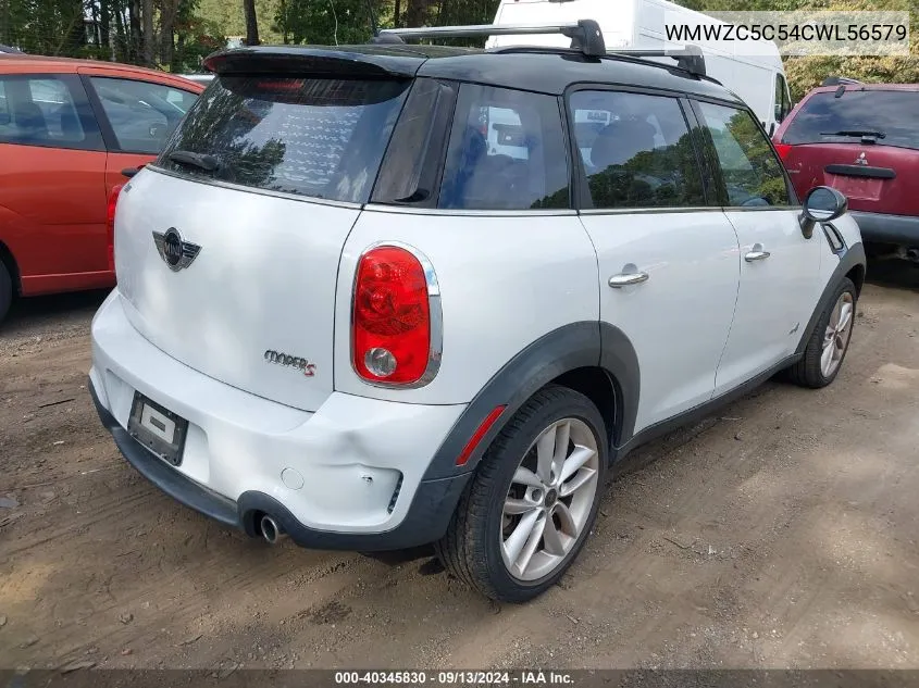 WMWZC5C54CWL56579 2012 Mini Cooper S Countryman S Countryman