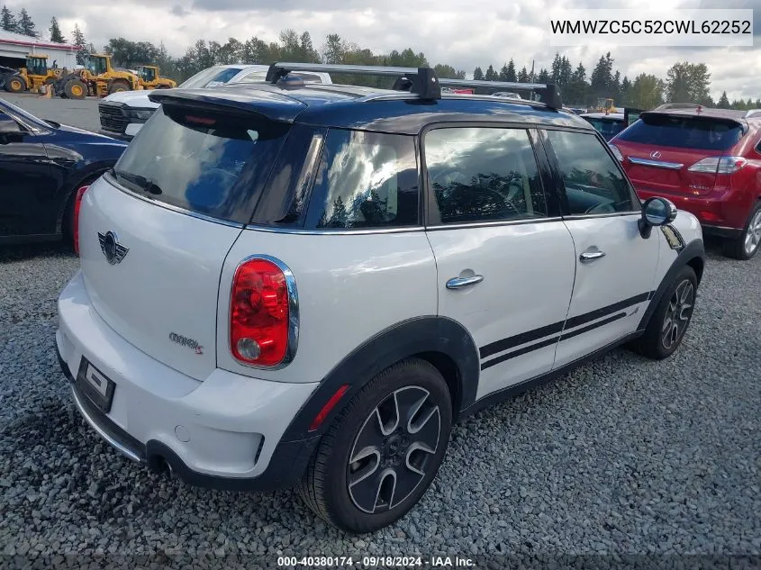 WMWZC5C52CWL62252 2012 Mini Cooper S Countryman