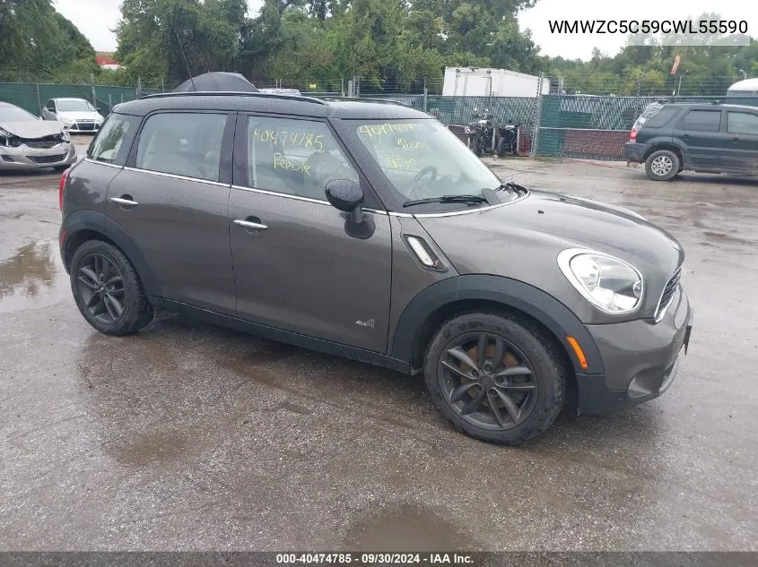 2012 Mini Cooper S Countryman VIN: WMWZC5C59CWL55590 Lot: 40474785