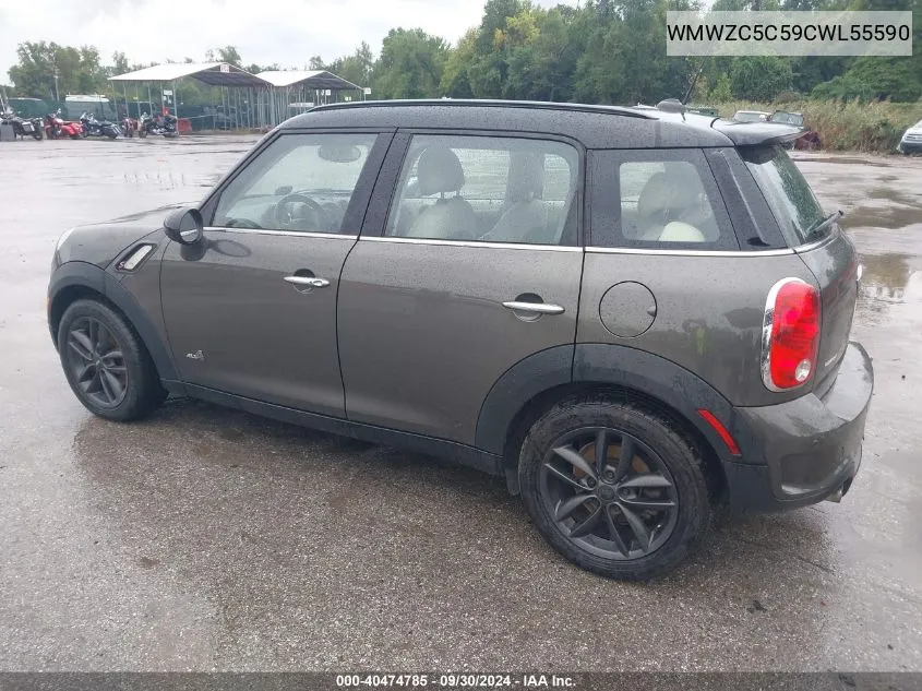 2012 Mini Cooper S Countryman VIN: WMWZC5C59CWL55590 Lot: 40474785